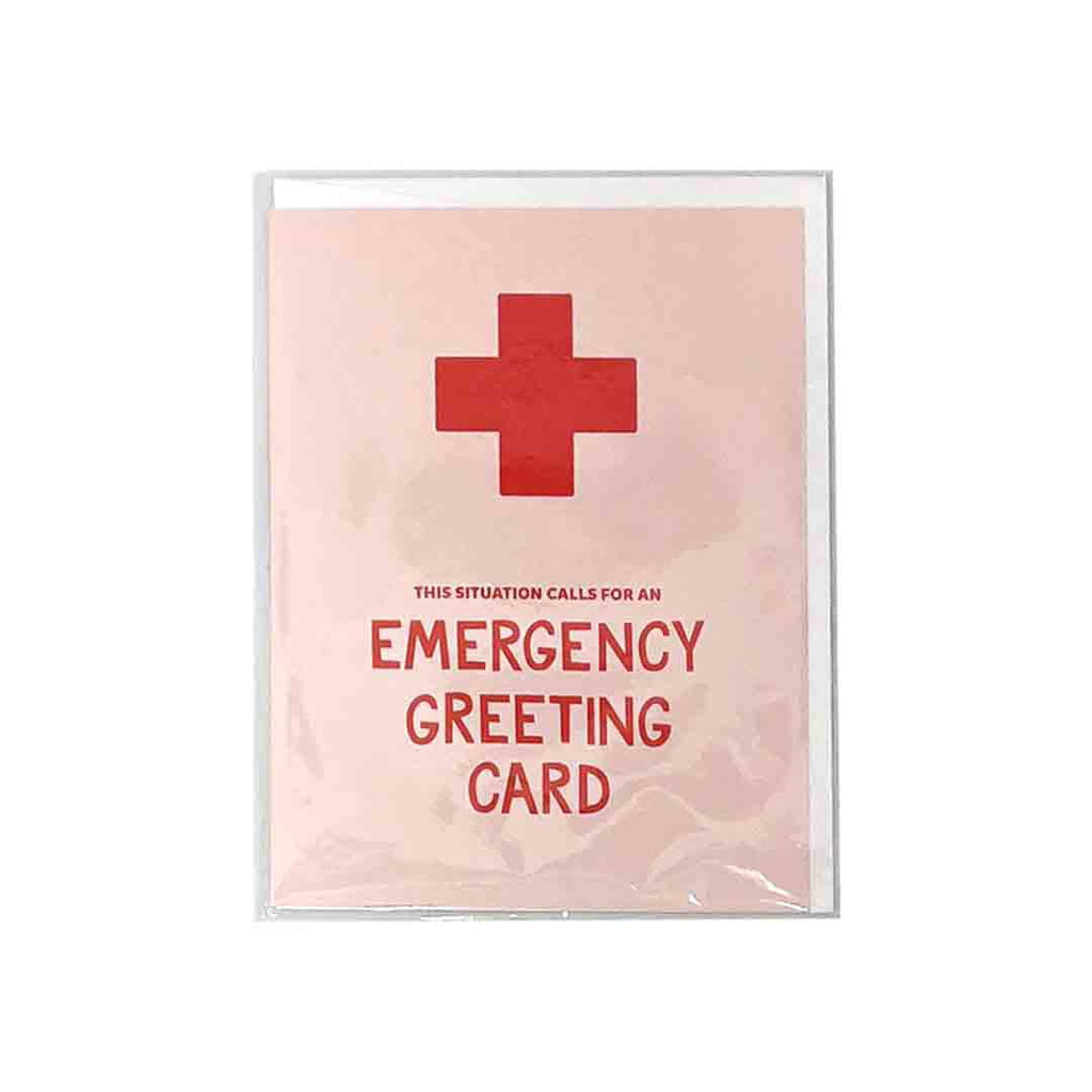 Card - Emergency Greeting Card by Graphic Anthology