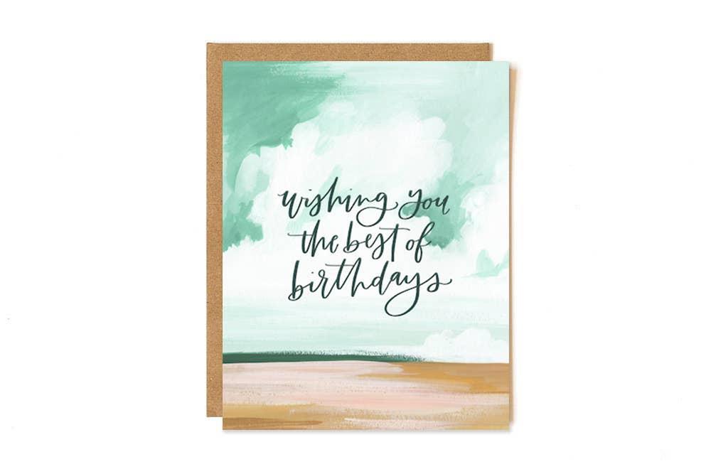 Card - Birthday - Wishing You the Best of Birthdays Landscape by 1Canoe2