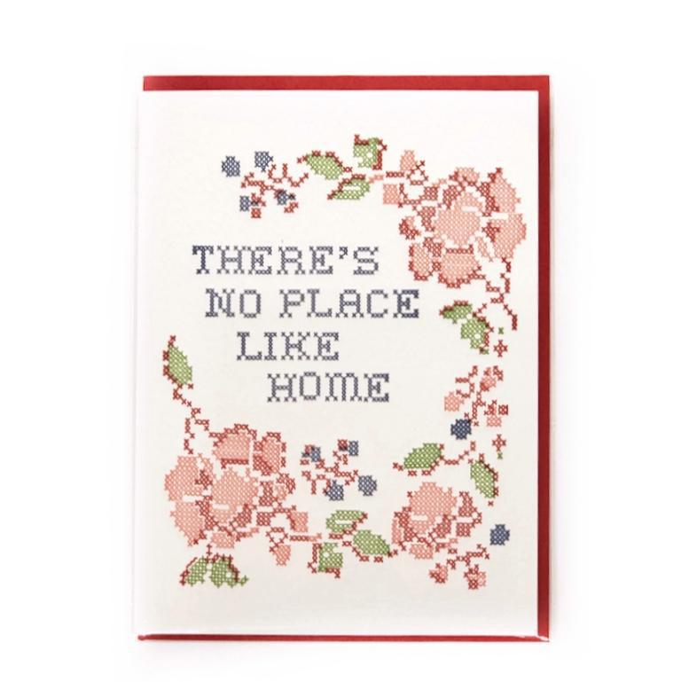 Card - Housewarming - Red No Place Like Home by Ilee Papergoods