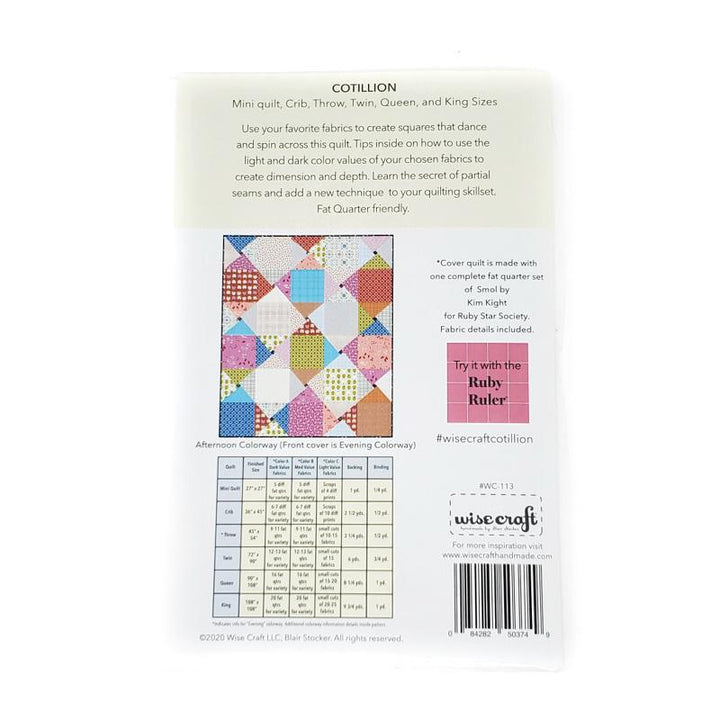 Pattern - Cotillion Quilt by Wise Craft
