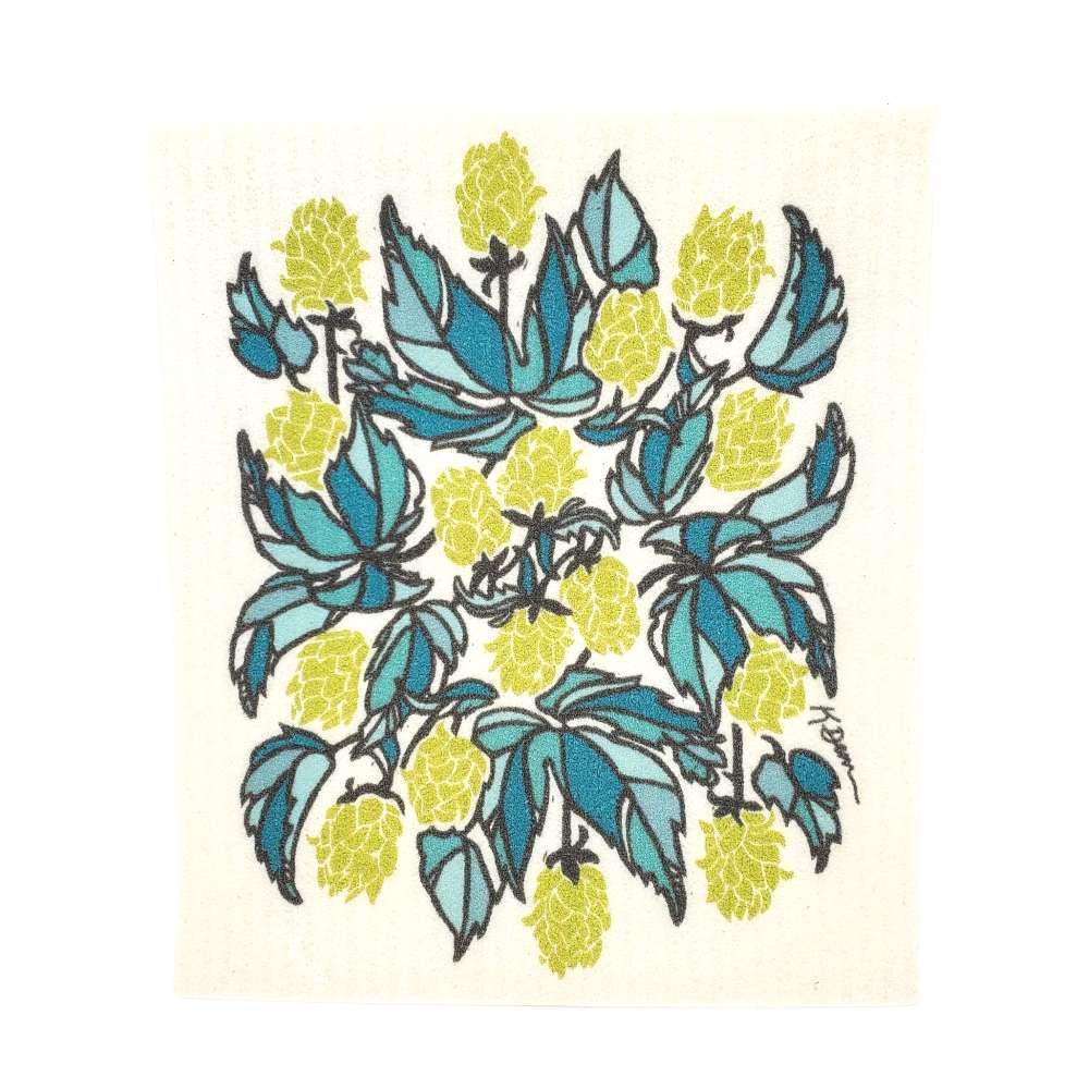 Swedish Dish Cloth - Hops by Little Green