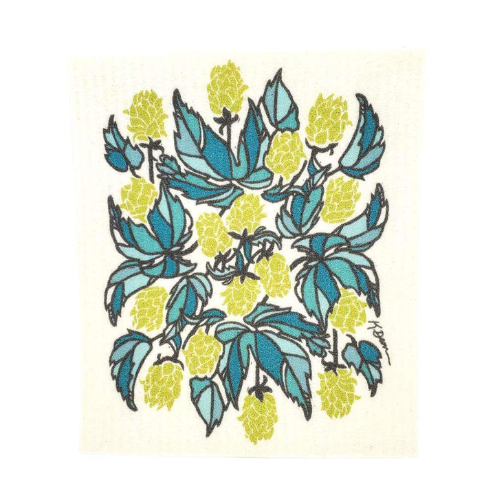 Swedish Dish Cloth - Hops by Little Green