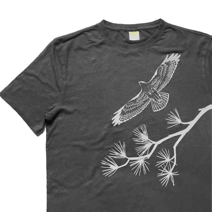 Short Sleeve - Hawk Gray Organic Cotton by Uzura