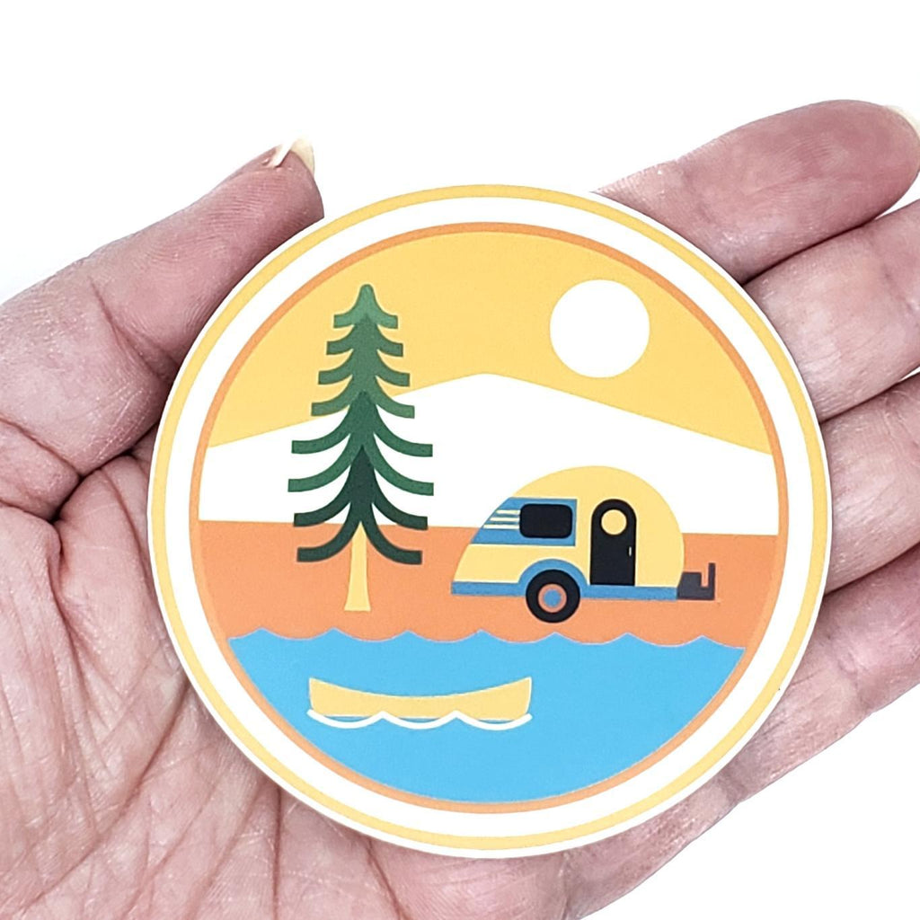 Sticker - Camping Adventures  by Amber Leaders Designs