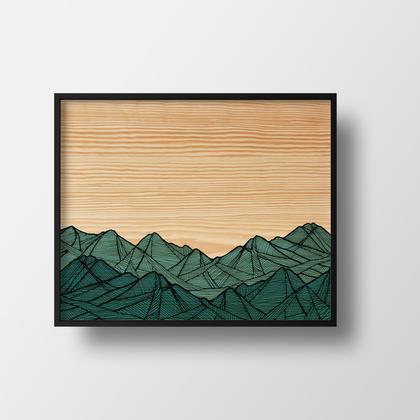 Art Print - Stuart Range 11x14 by Red Umbrella