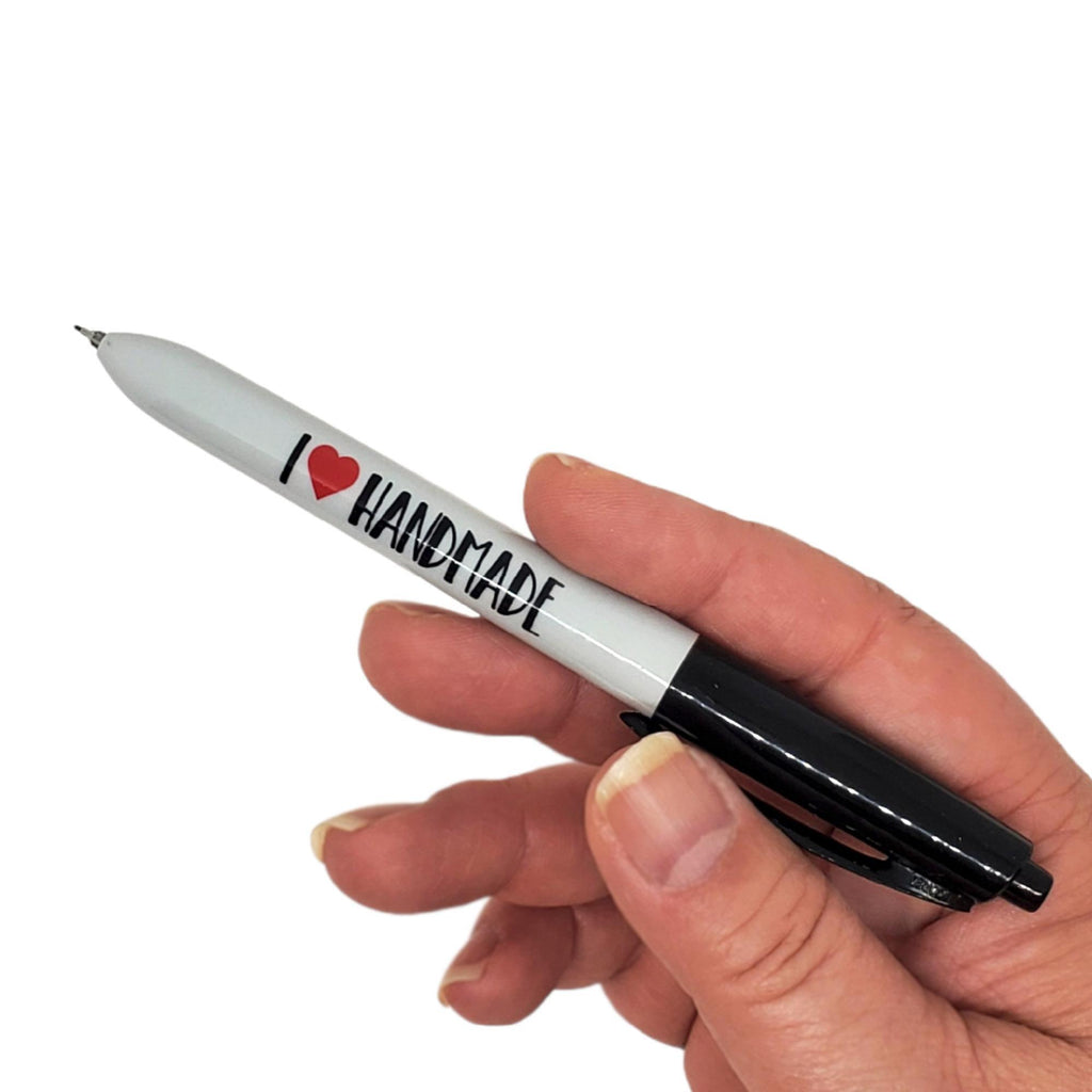 Pen - I (Heart) Handmade - Ultra-Fine Retractable Sharpie Pens by The Handmade Showroom