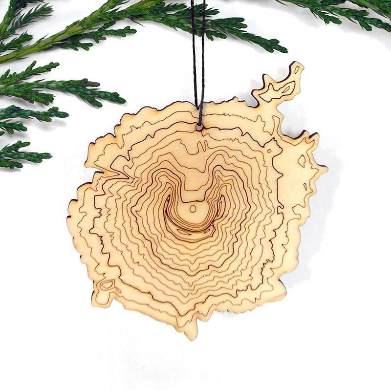 Ornament - Mt. Saint Helens Topography by SML