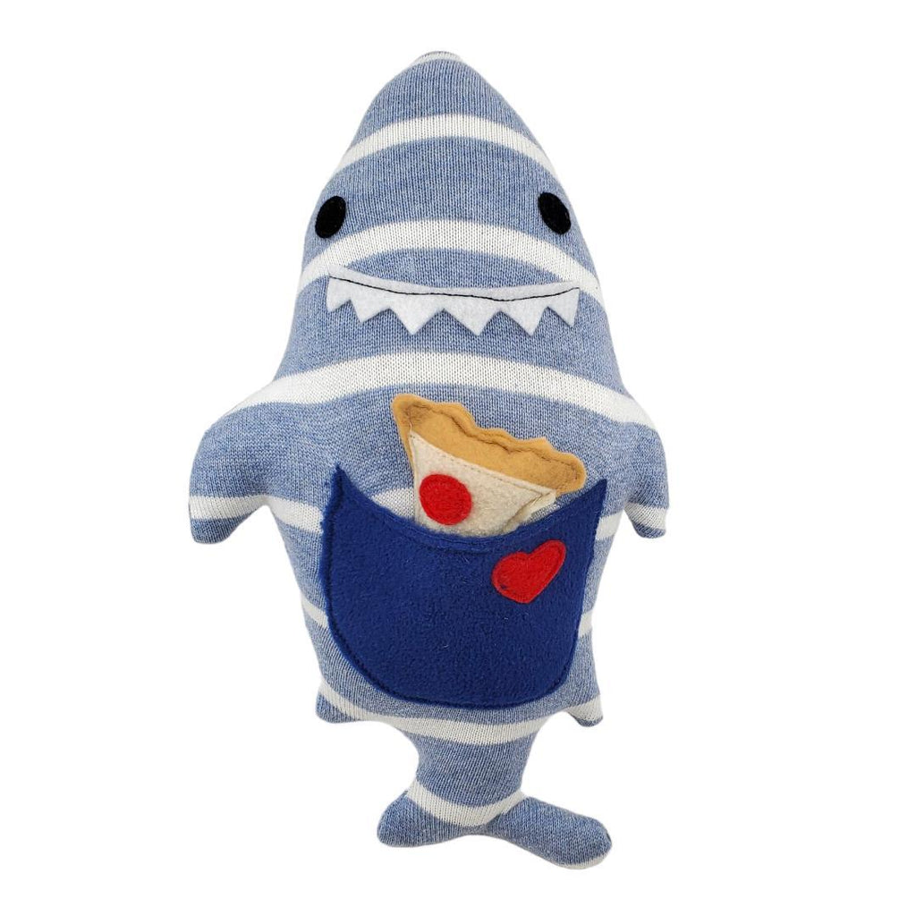 Plush - Shark with Pizza Slice by Happy Groundhog Studio