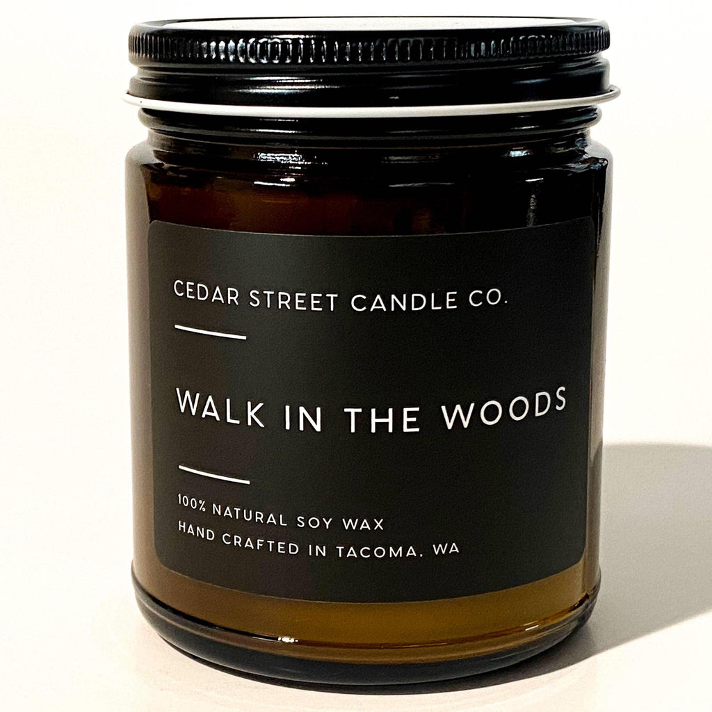 Candle 7oz - Walk In The Woods by Cedar Street Candle Co.