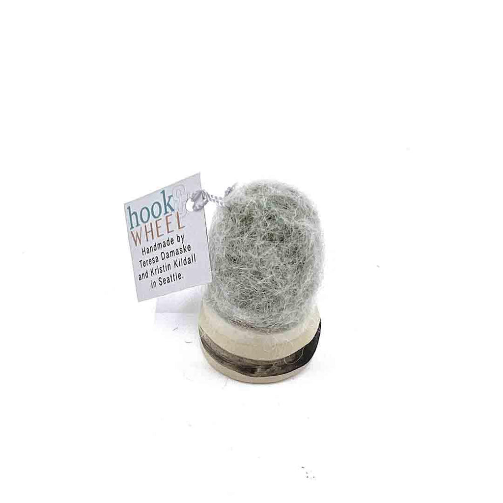 Extra Small Plush Cactus - Espostoa Melanostele in Black Accent Pot by Hook And Wheel