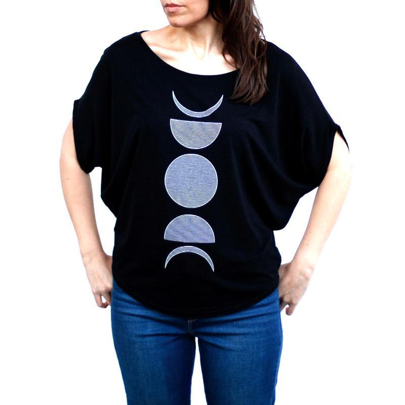 Dolman SS - Deep Black Moon Phase (S, L, 2X only) by Blackbird Supply Co.
