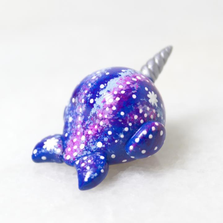 Figurine - Dark Galaxy Narwhal by Mariposa Miniatures