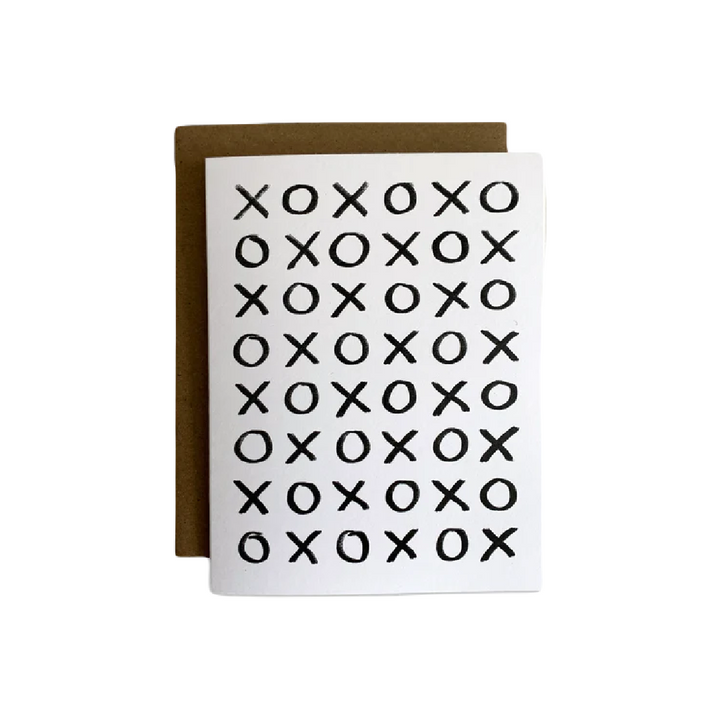 Card - Xs and Os by Red Umbrella Designs