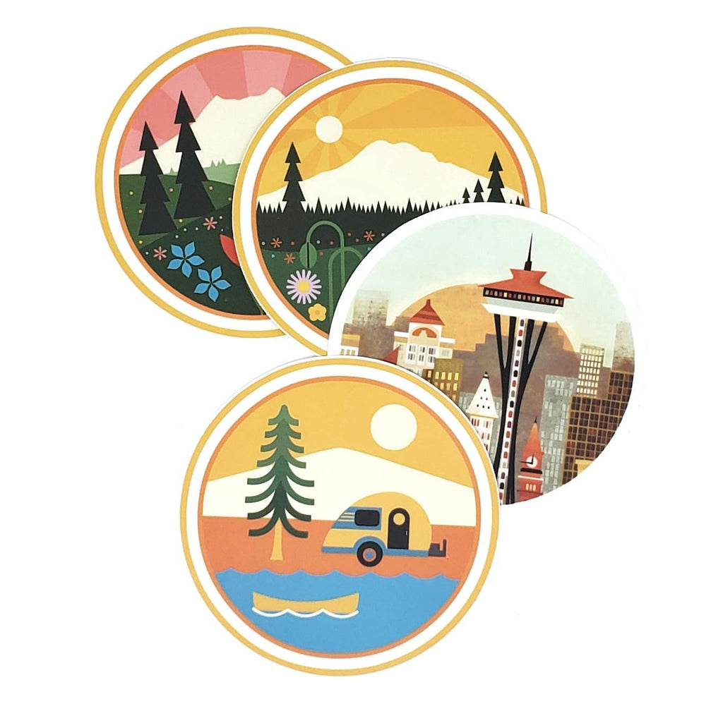 Gift Bundle - Set of 4 - PNW Outdoors Themed by Amber Leaders Designs