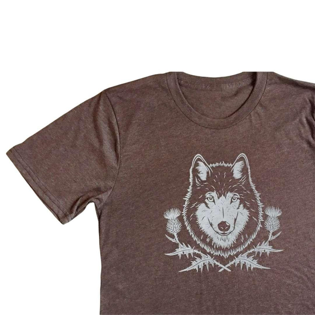Short Sleeve - Brown Wolf Thistle (L - 3XL only) by Uzura