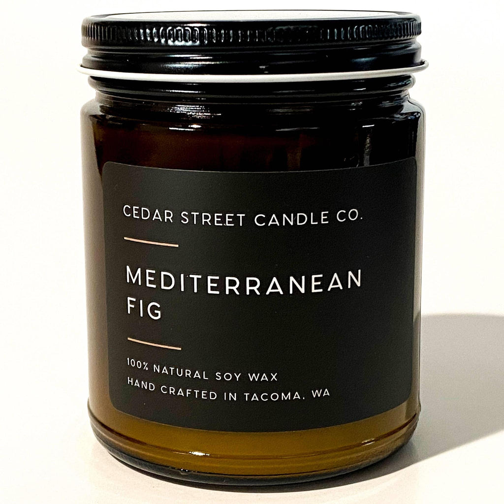 Candle 7oz - Mediterranean Fig by Cedar Street Candle Co.