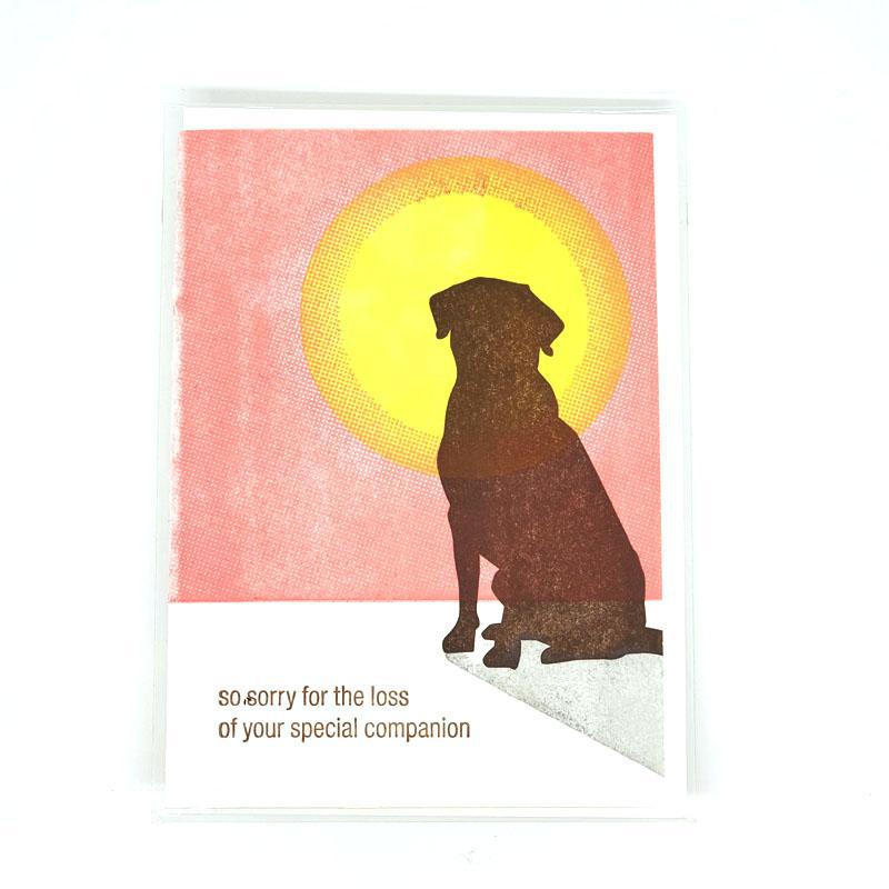 Card - Sympathy - Dog Loss by Ilee Papergoods