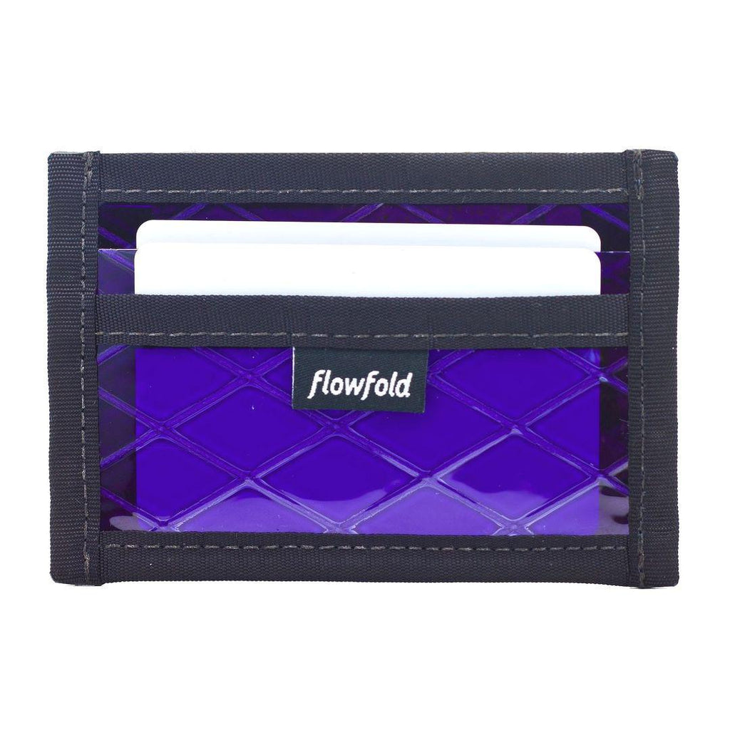 Wallet - Founder Four Pocket with ID - Purple - by Flowfold