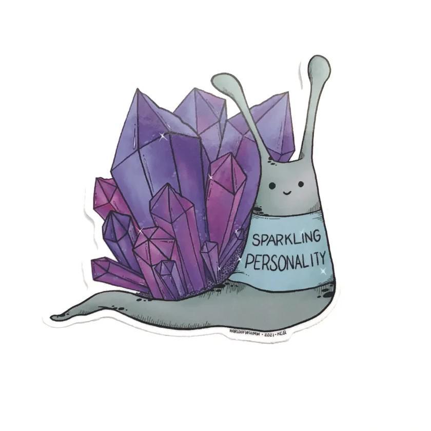 Sticker - Sparkling Personality Snail by World of Whimm