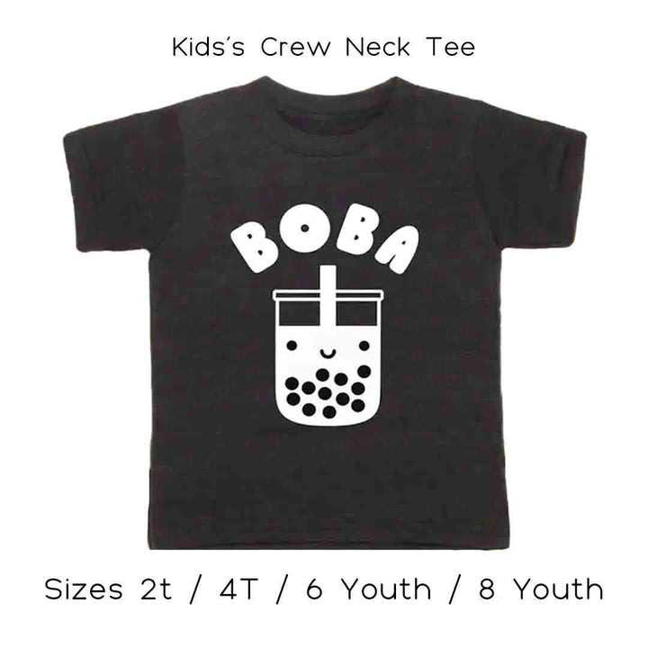 Kids Crew Neck - Boba Tea Tee (2T - 8 youth) by Mochi Kids