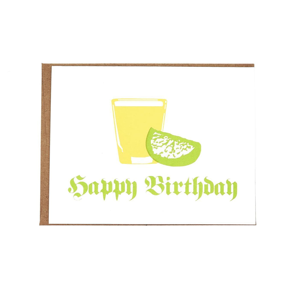 Card - Birthday - Tequila Shot by Orange Twist