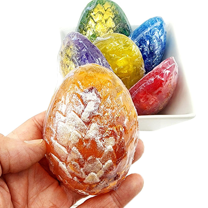 Soap - Dragon Egg with Dice (Orange) by Artisan Bath Co.