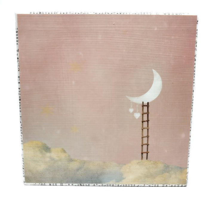 Art Block - Silver Hearts by MKC Photography