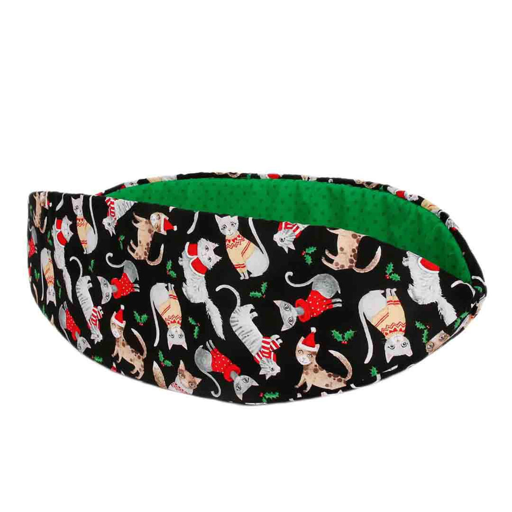 Regular The Cat Canoe - Christmas Sweater Cats with Green Dots Lining by The Cat Ball
