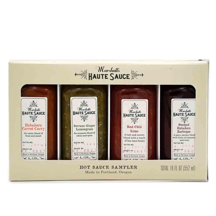 Sampler - Hot Sauce Sampler (4oz jars) by Marshall's Haute Sauce