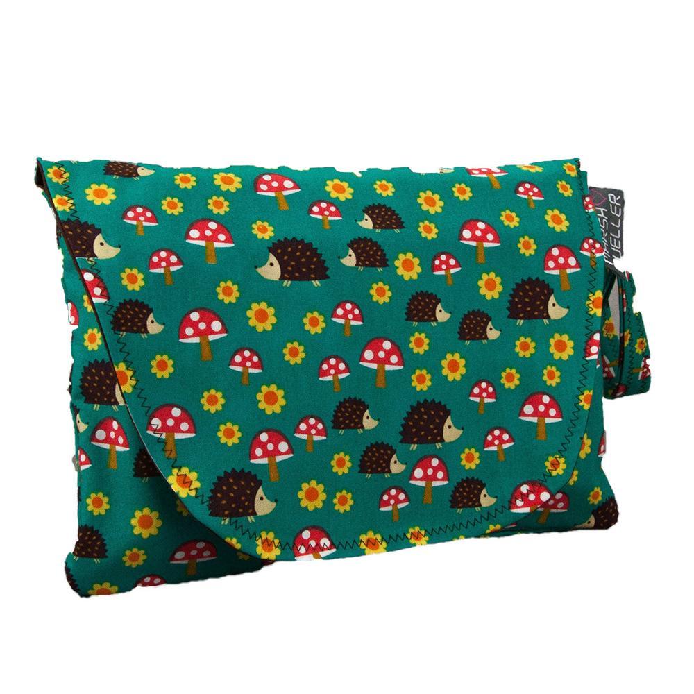 Diaper and Wipe Clutch - Hedgehogs by MarshMueller
