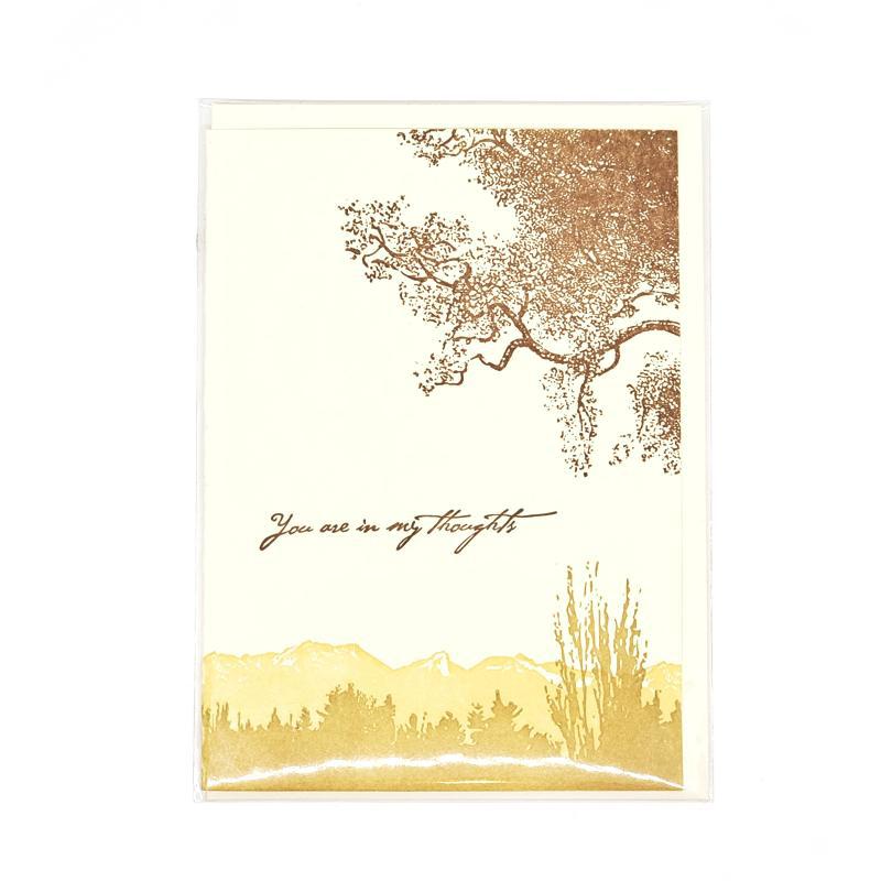 Card* - Sympathy - Trees In My Thoughts by Ilee Papergoods