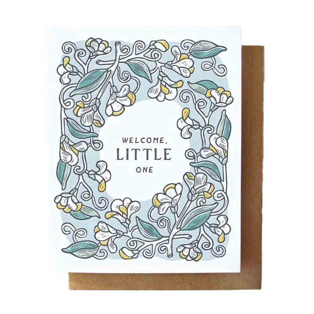 Card - Baby - Welcome Little One by Root and Branch Paper Co.