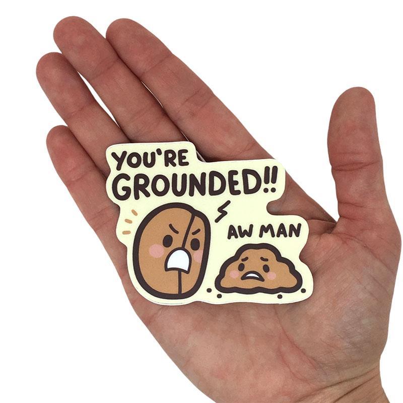 Vinyl Stickers - You're GROUNDED by Mis0 Happy