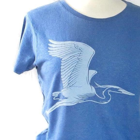 Short Sleeve - Blue Heron Hemp and Organic Cotton by Uzura