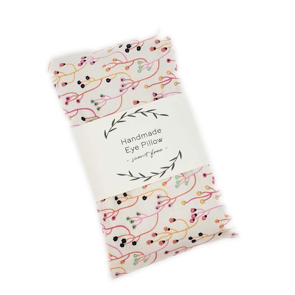 Eye Pillow - Upward Floral (Lavender or Scent Free) by Two Birds Eco Shop